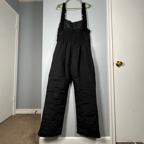 Vintage Polaris IndyTech USA Snowmobile Bibs Suit Women’s Large Black - Picture 2 of 7